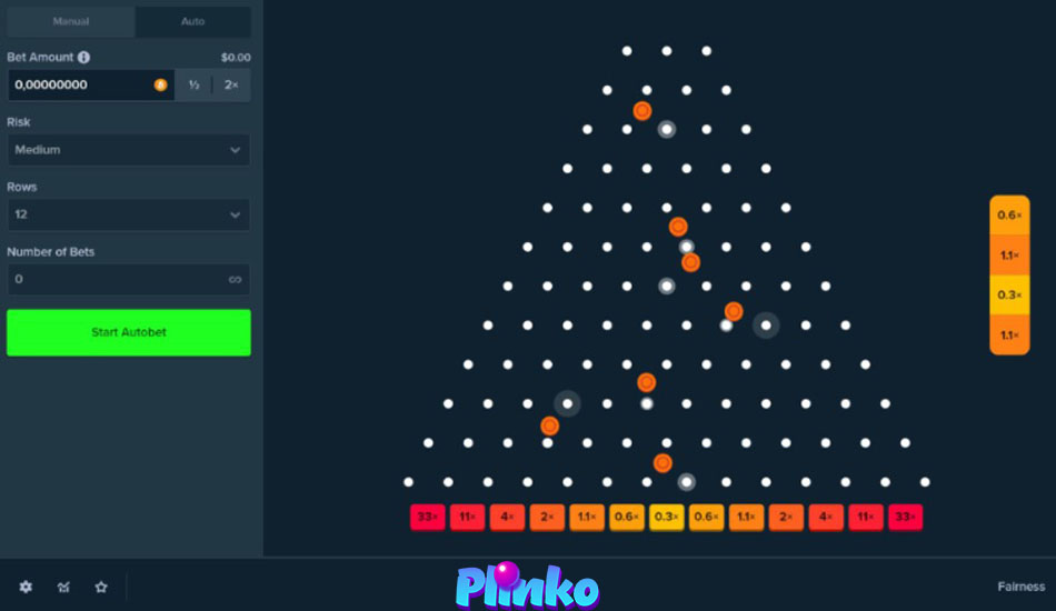 Play plinko game.